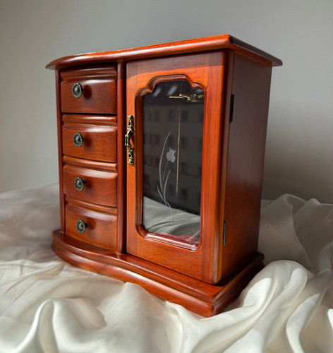 Vintage schmuckschatulle aus - schmuckschatulle,