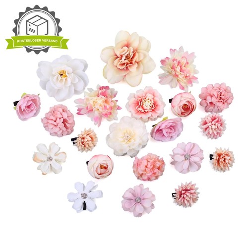 Blumen haarschmuck teilig - blumen-haarschmuck, 21-teilig