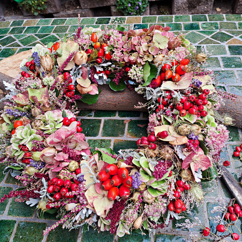 Herbstliebe kranz mit - -,