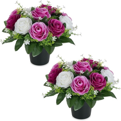 Künstliche blumen topf 2 - blumen,