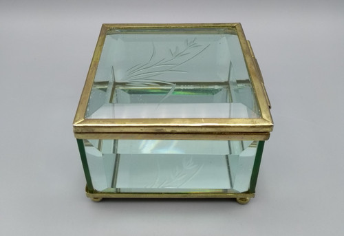 Schmuckschatulle aus glas - aus,