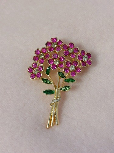 Schmuck brosche blumen strauß - schmuck,