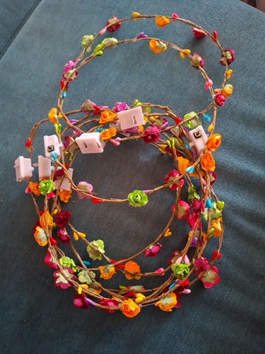 Blumenkranz kopfschmuck mit - kopfschmuck,