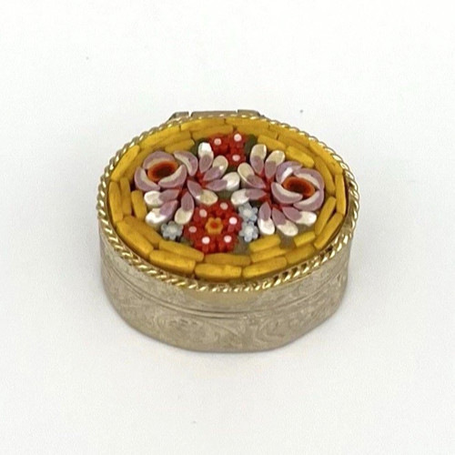 Millefiori pillendose vintage - pillendose,