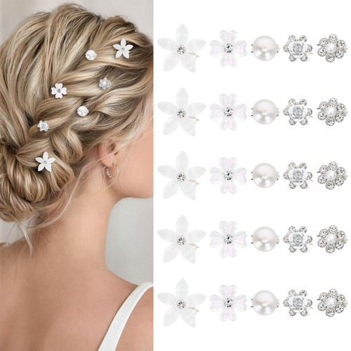 Stück haarschmuck blumen - haarschmuck,