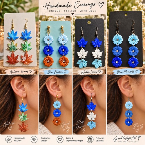 Handgemachte ohrringe damen - handgemachte,