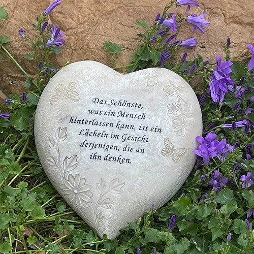 Grabschmuck herz mit - –,