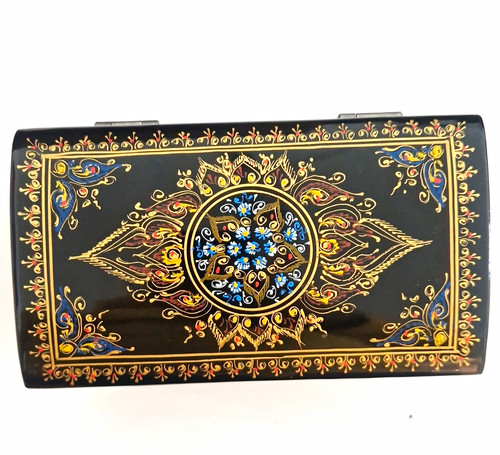 Schwarze schmuckschatulle box - schwarze, schmuckschatulle/box