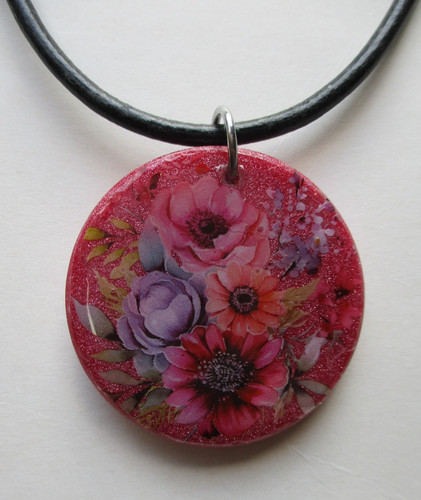 Kette modeschmuck blumen - kette,
