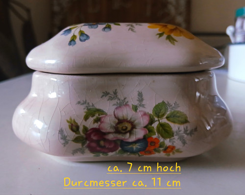 Bonboniere keramik deckeldose - bonboniere,