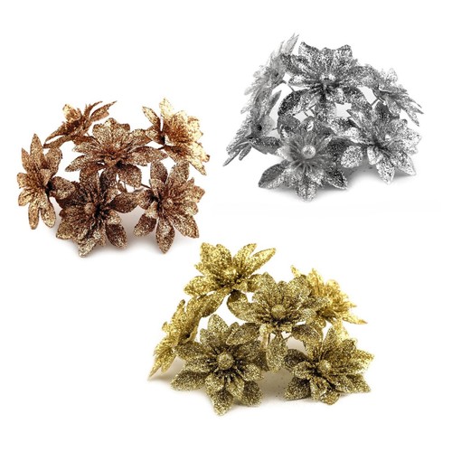 Weihnachtsblumen baumschmuck - weihnachtsblumen,
