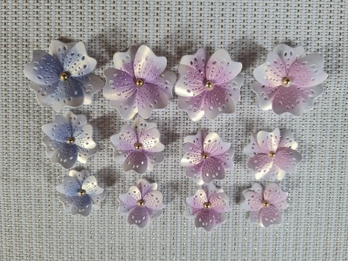 12x stanzteile kartenschmuck - 12x,