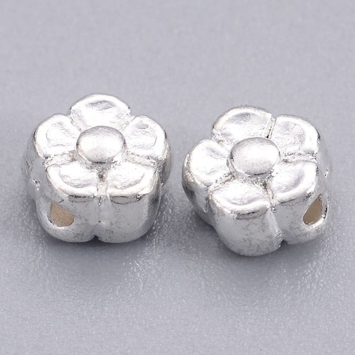 Blumen spacer metallperlen - 50,