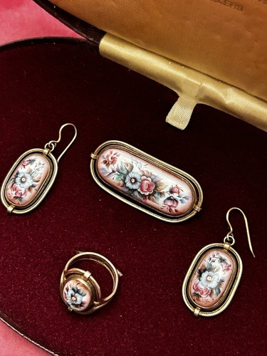 Vintage schmuckset parure - schmuckset,
