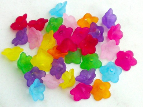 Acryl kelche 13x7mm blumen - 13x7mm,