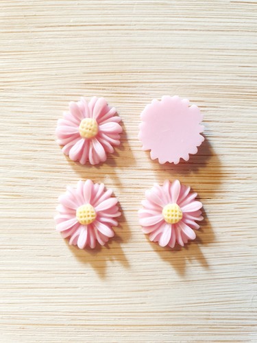 Blumen resin cabochons - 6,