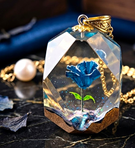 Handmade harz kette - harz,
