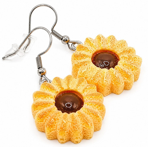Kekse ohrringe blumen - ohrringe,