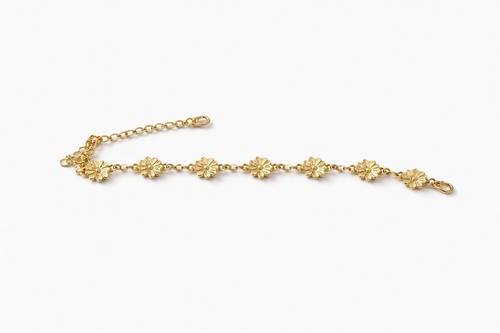 Gänseblümchen armband gold - gänseblümchen,
