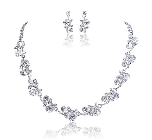 Schmuck set silber - -silber, mit