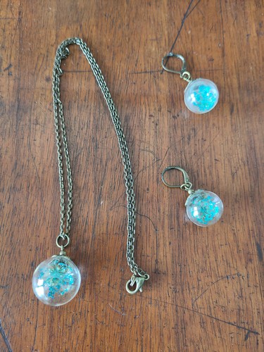 Damen schmuckset glas - damen,