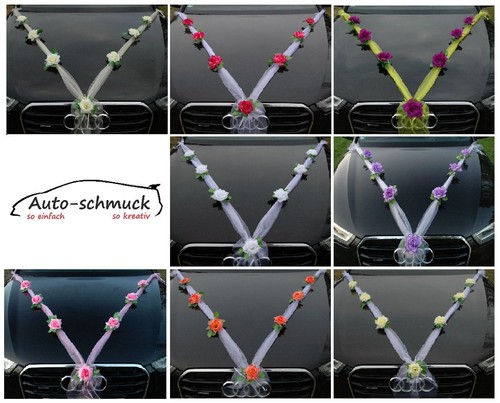 Organza auto schmuck - organza, m