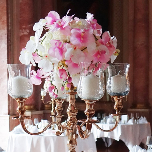 Blumenschale rosé gold - , für
