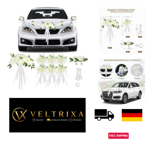 Hochzeitsautoschmuck